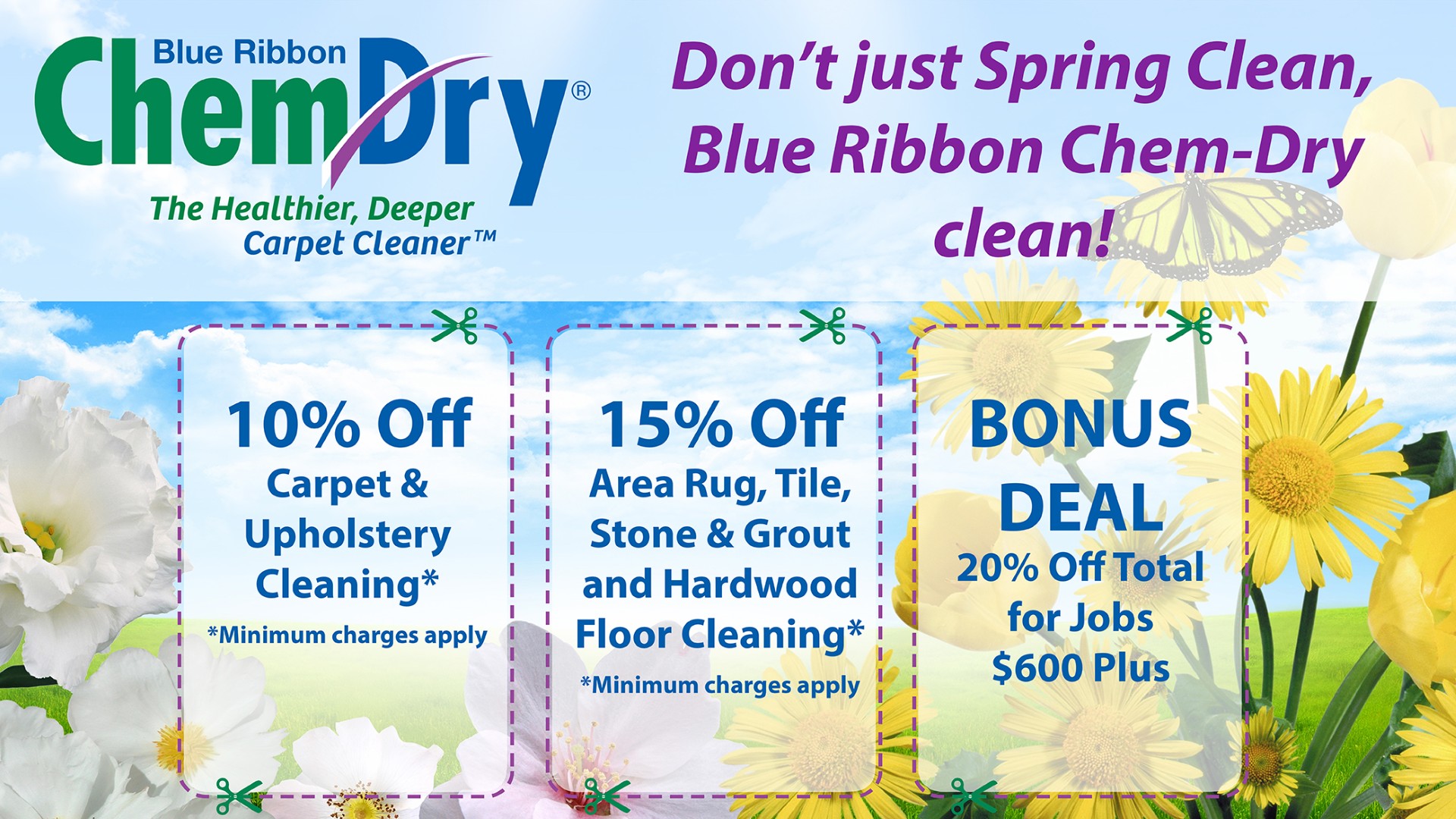 Spring cleaning sale